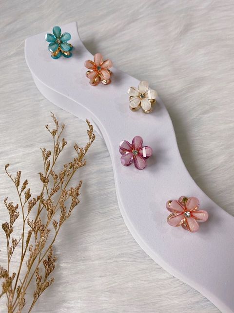liuli flower claw clip (1.5cm)