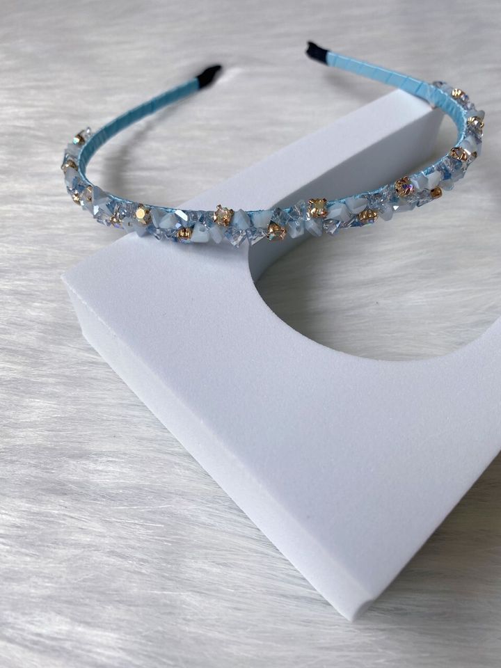 handmade crystal headband