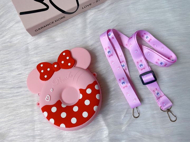 premium minnie doughnut silicone pouch (11cm diameter)