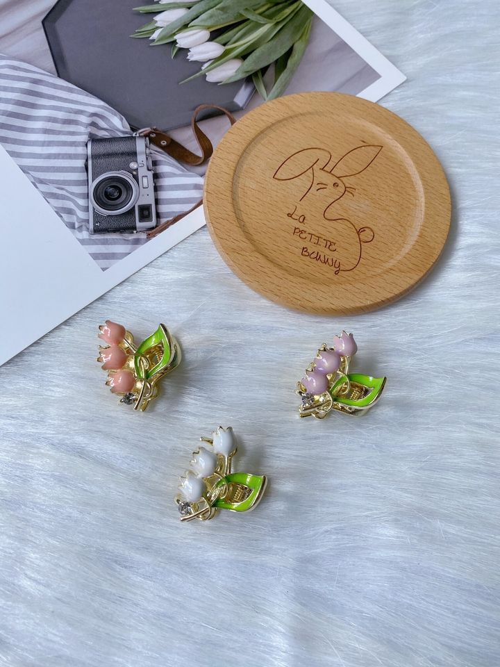 tulip flower claw clip (2.5cm)