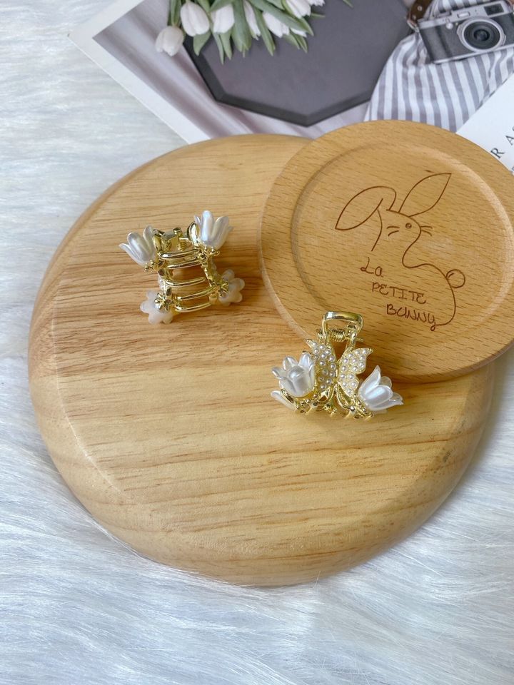 bell flower claw clip (3cm)