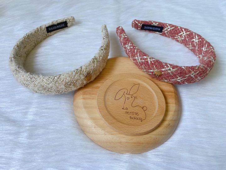premium tweed headband