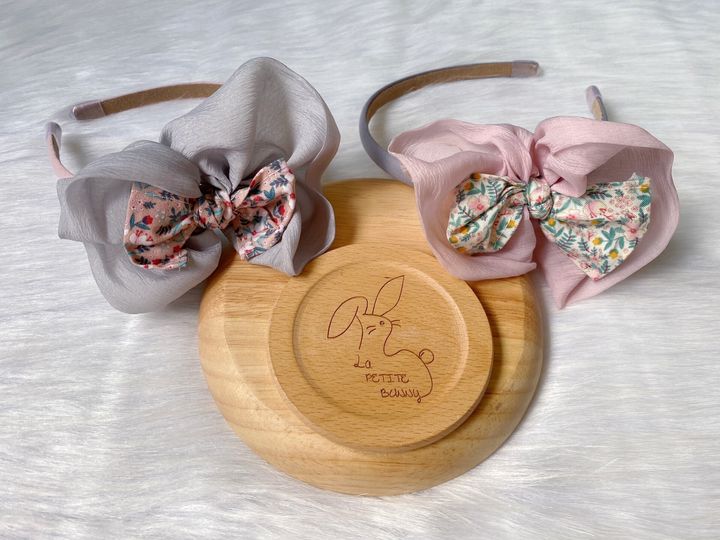 korean style ribbon headband