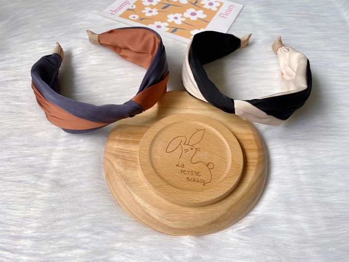 dual tone twisted headband
