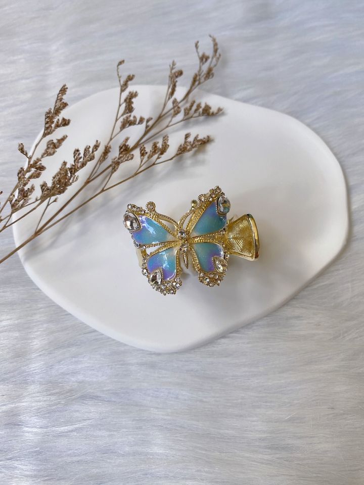 limited edition butterfly ponytail clip