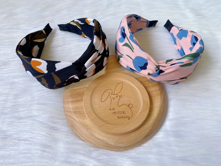 floral print knotted headband