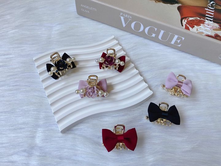 AB design camellia flower claw clip (2.5cm)
