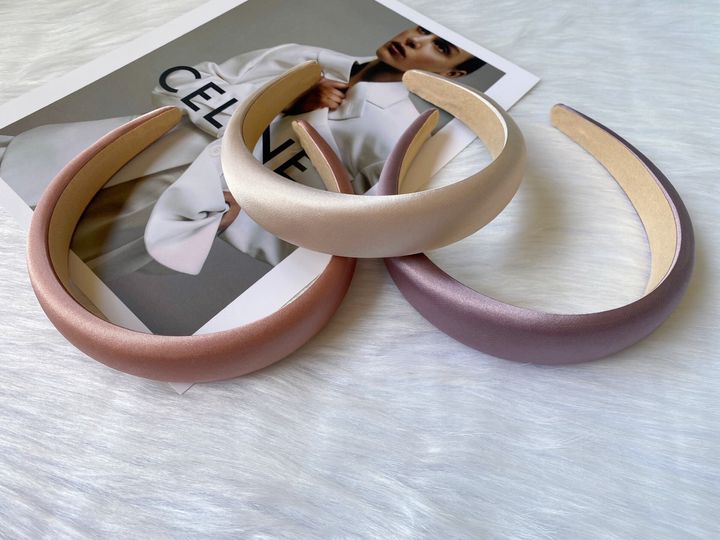 premium satin sponge headband