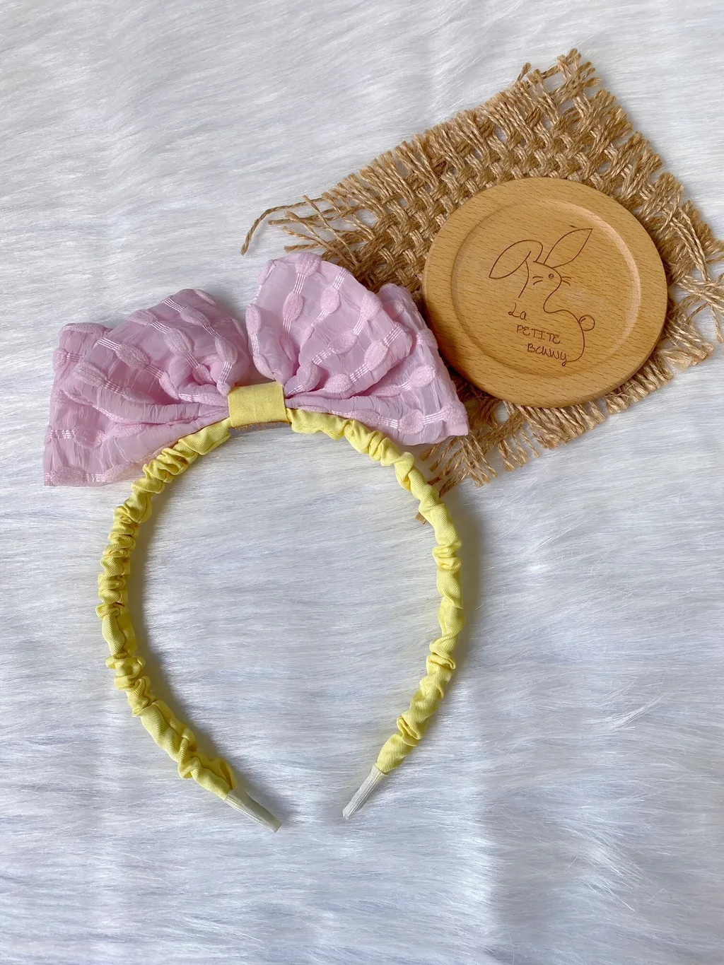 emboss ribbon headband