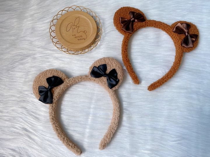 premium fur headband