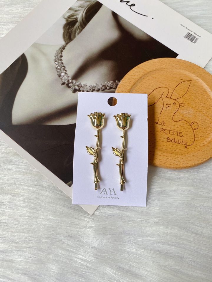 rose side clip (1pair)