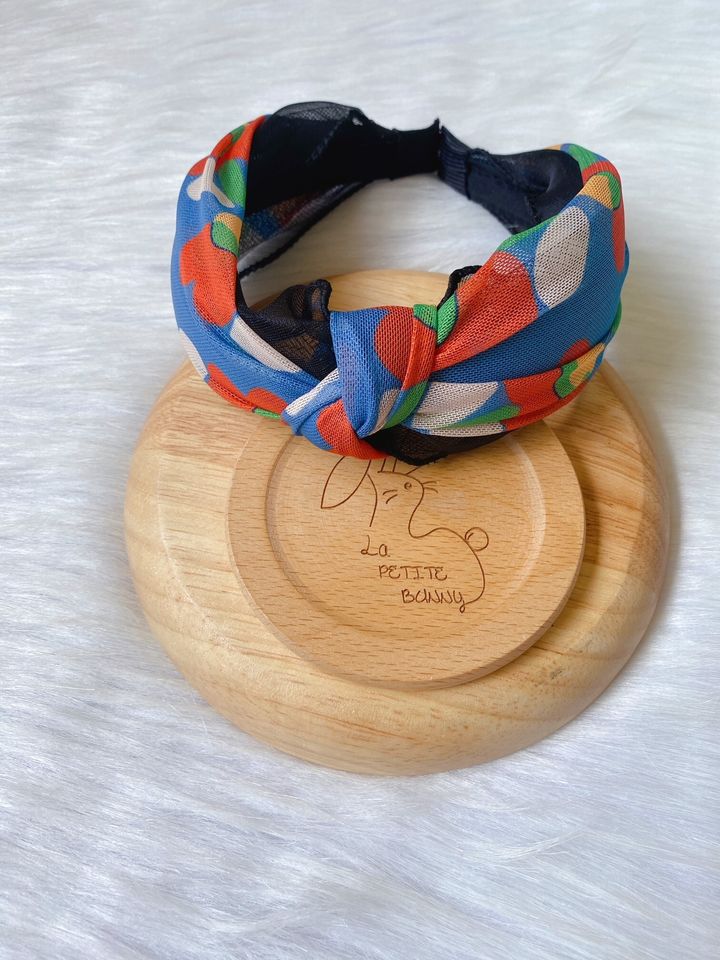 premium flower knotted headband