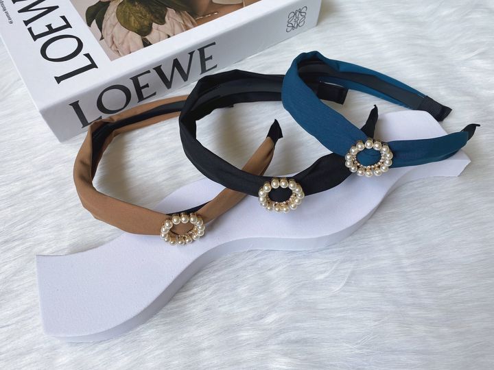 pearl mix crystal headband