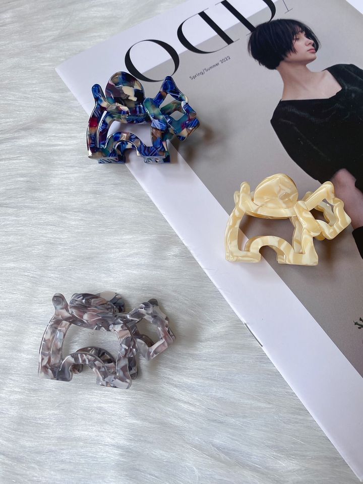 premium acetate claw clip (4cm)