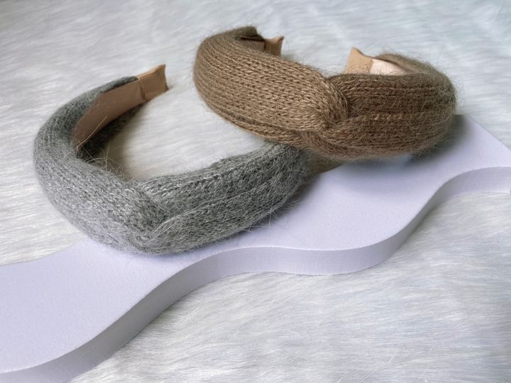 premium wool knitted headband