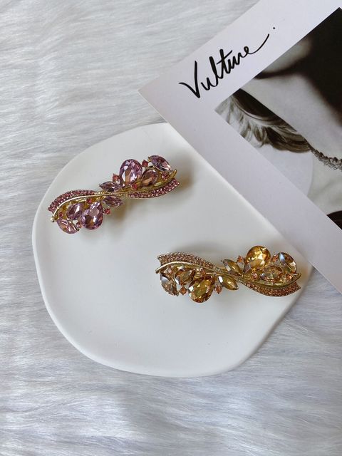 premium K9 crystal spring clip (6cm)