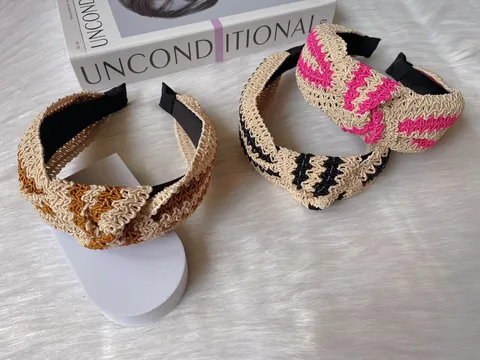 premium weave crochet headband