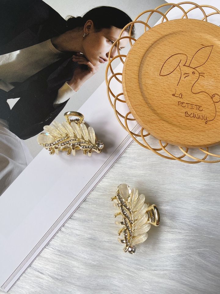 liuli mix crystal claw clip (4cm)