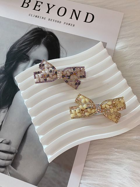 premium handmade crystal spring clip (5cm)