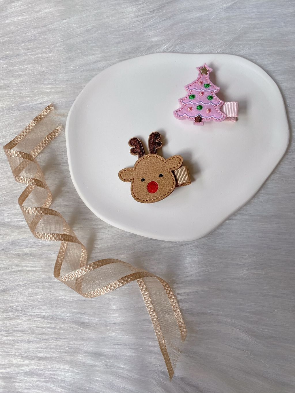 cute christmas theme duck clip