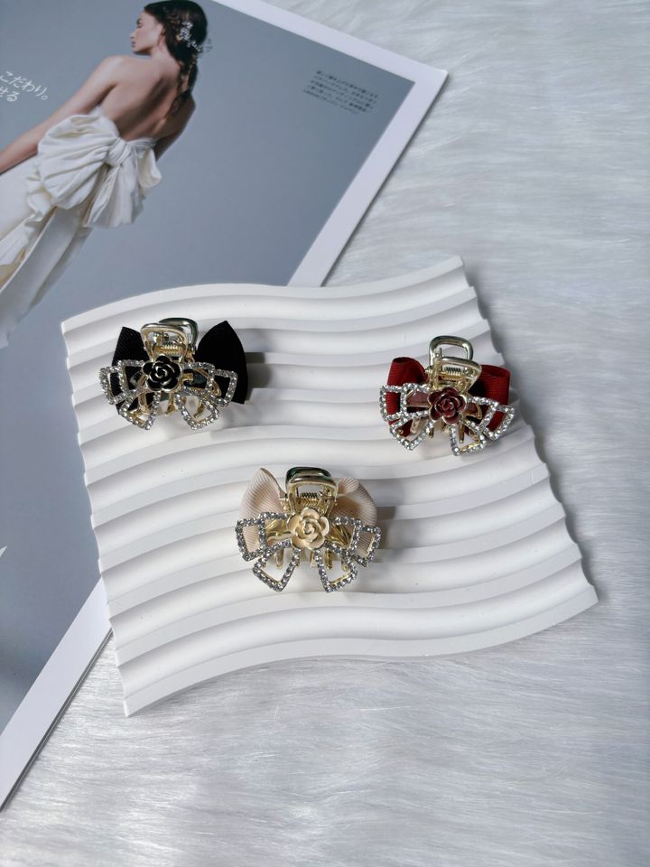 AB design camellia flower claw clip (2.5cm)