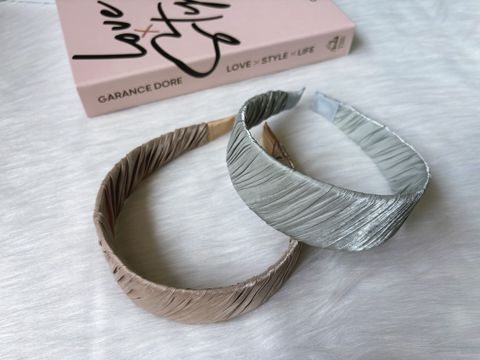minimalist satin headband
