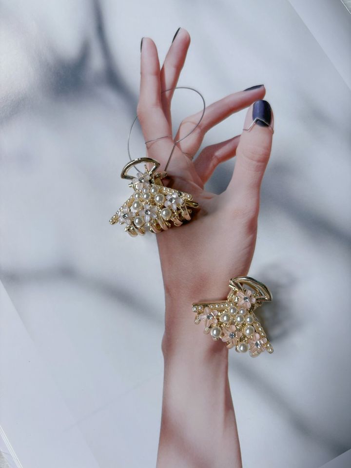 liuli flower claw clip (2.5cm)