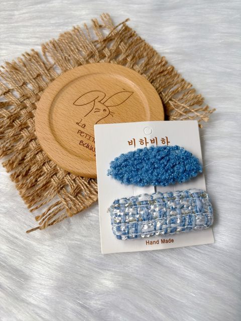 tweed bb clip (2 in 1 set)