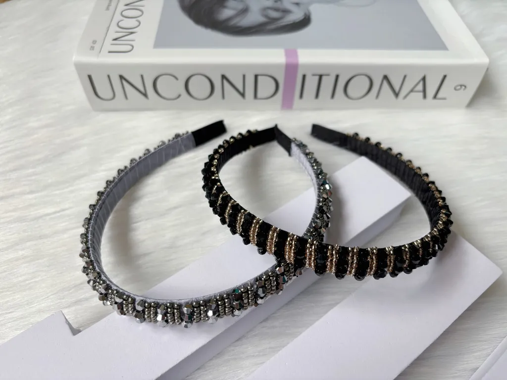 handmade crystal headband