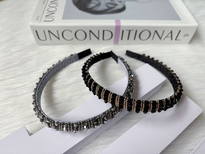 handmade crystal headband