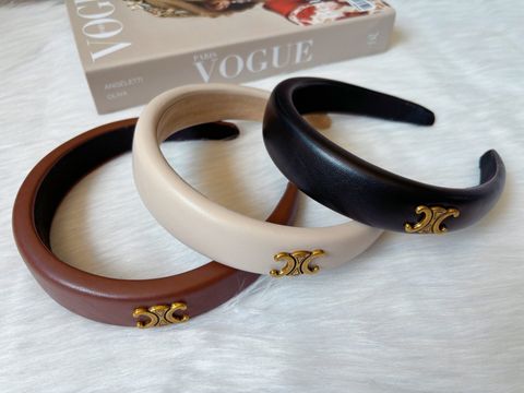 C.inspired PU leather sponge headband