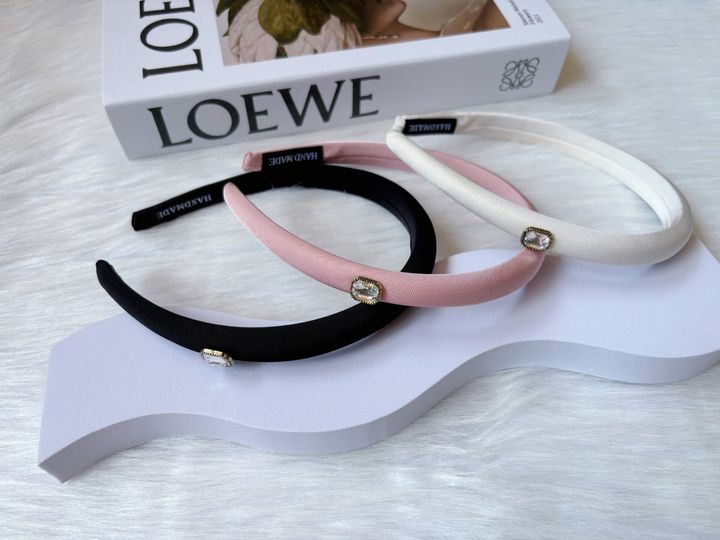 minimalist crystal headband