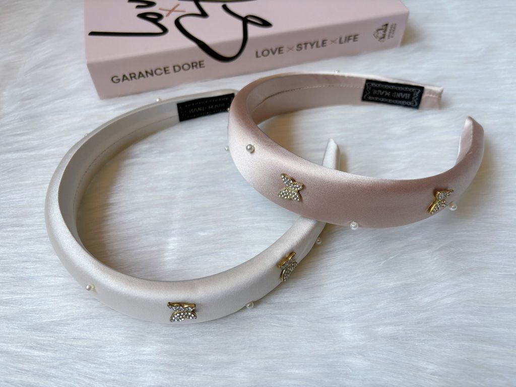 korean style satin sponge headband
