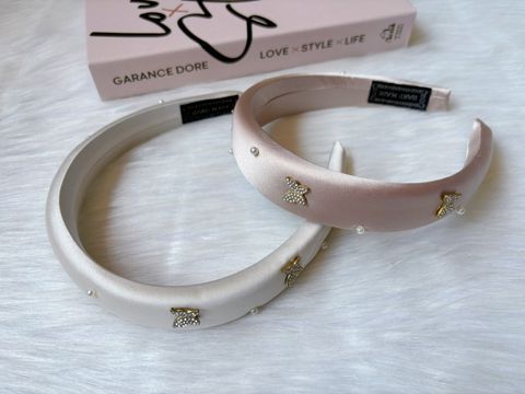 korean style satin sponge headband
