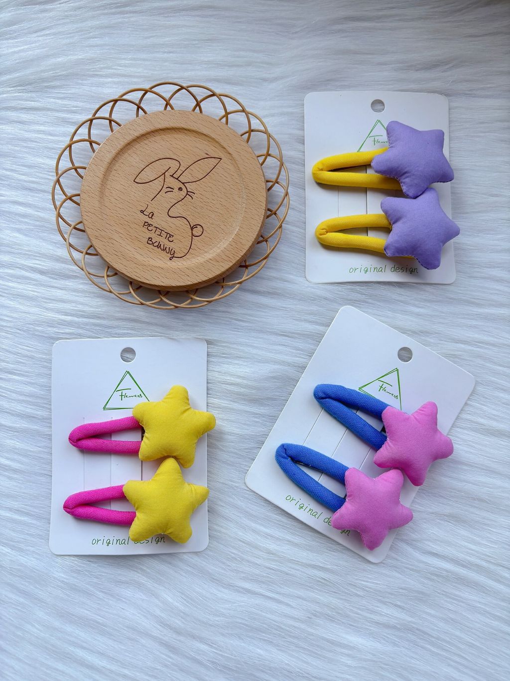 puffy star bb clip (1pair)