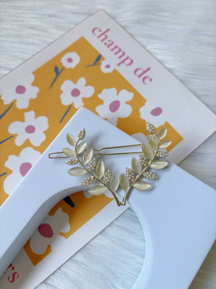 cat eye stone frog clip