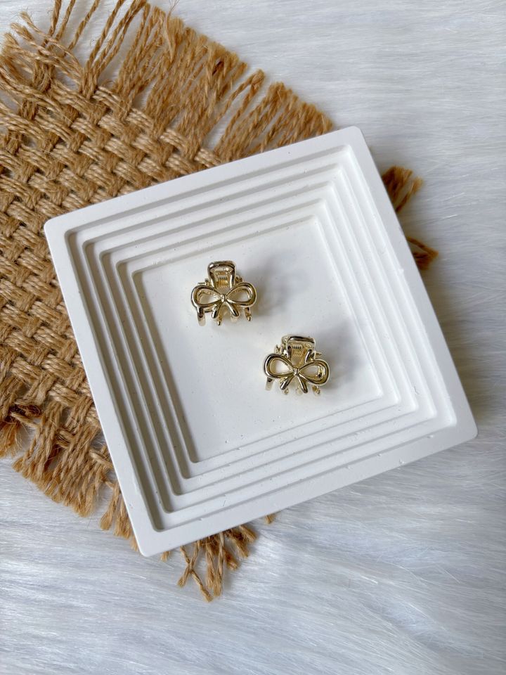 cute ribbon claw clip (1cm)(1pair)