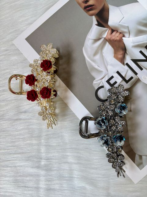 limited edition flower claw clip (11cm)