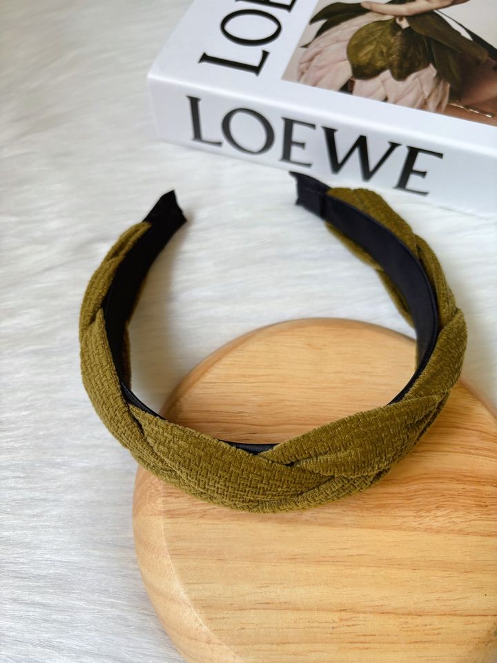 velvet braid headband