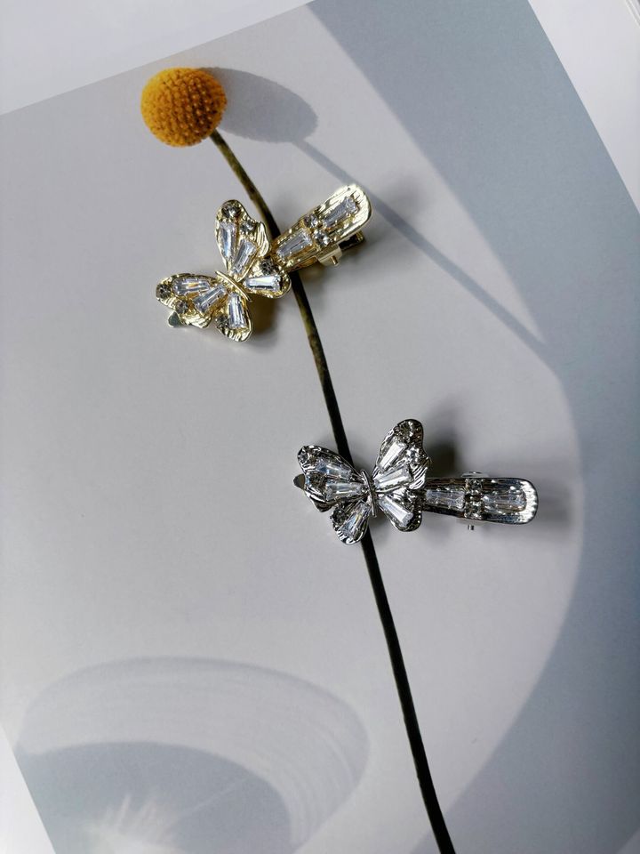 quartz butterfly duck clip