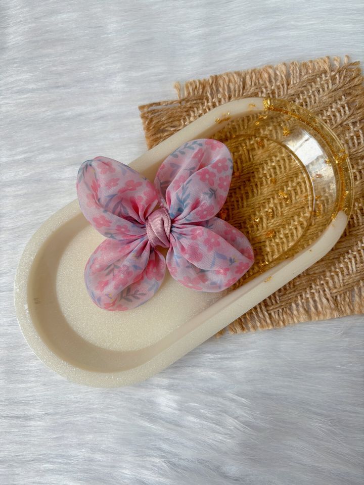 premium organza ribbon duck clip