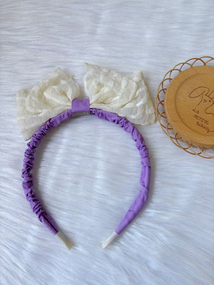 3D ribbon ruffle headband