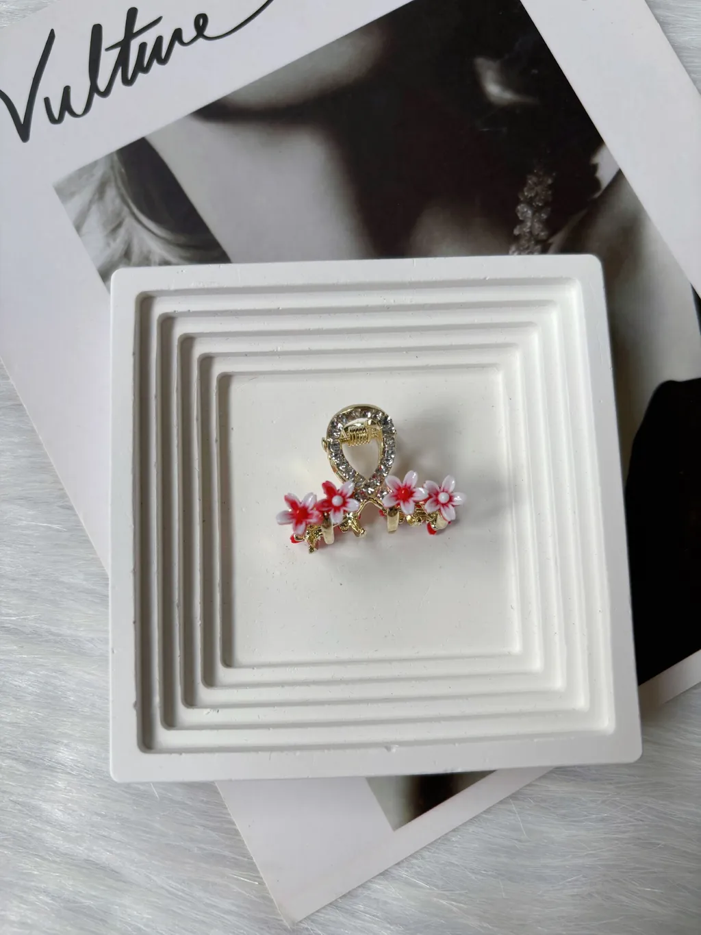 sweet flower claw clip (4cm)