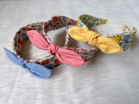 summer floral print headband
