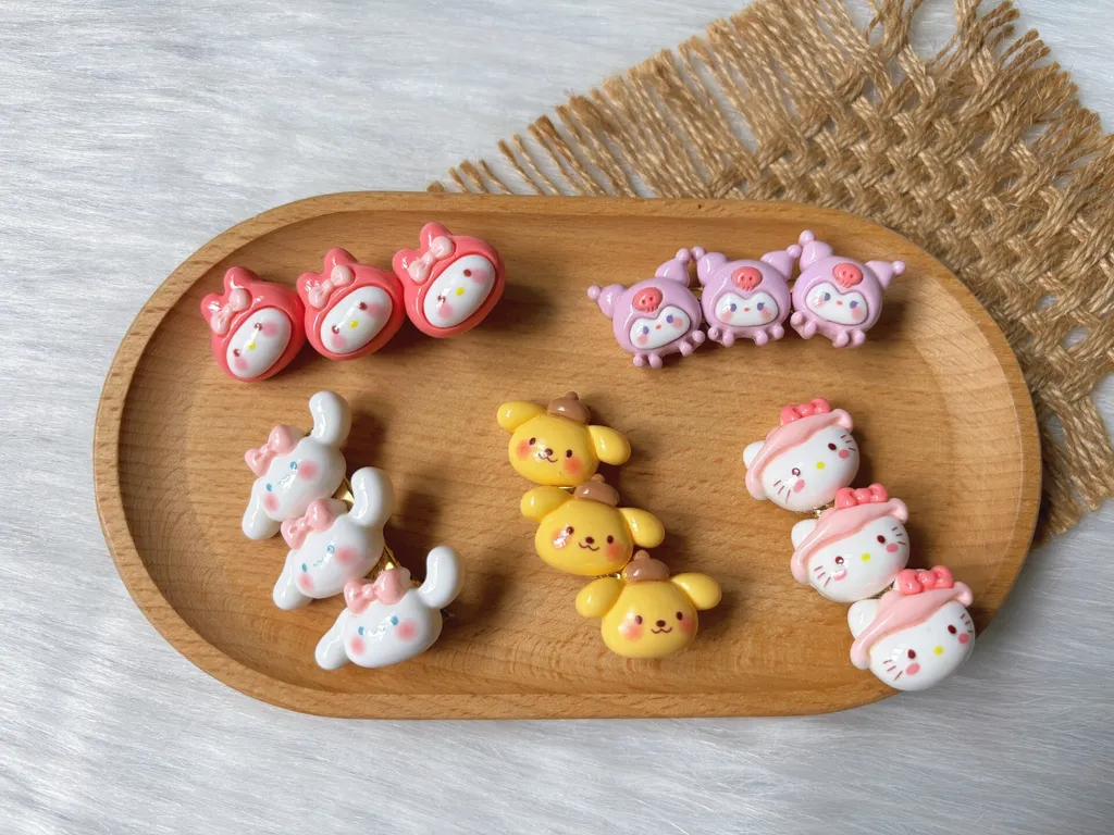 cute sanrio duck clip