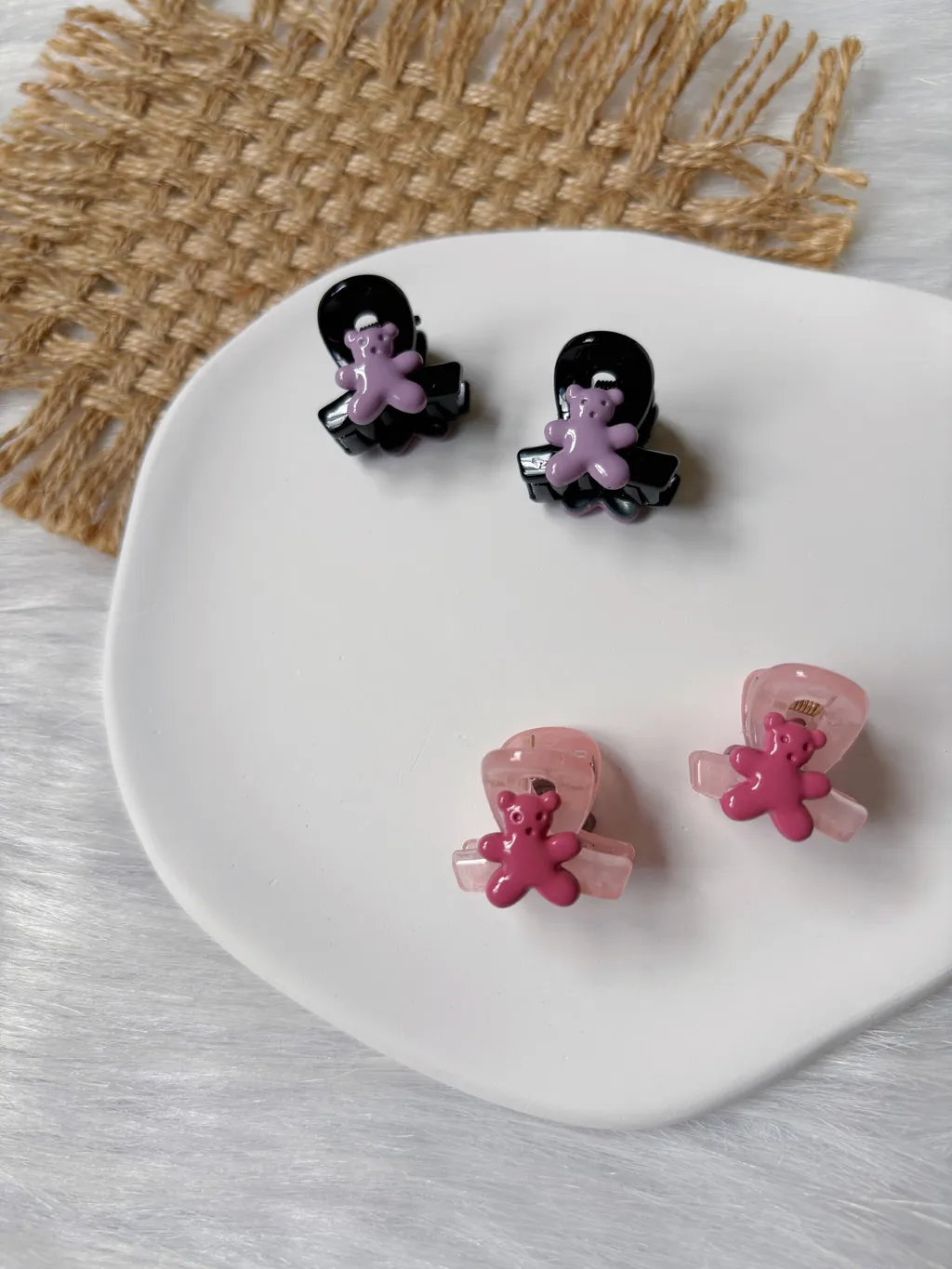 cute bear claw clip (2cm) (1pair)
