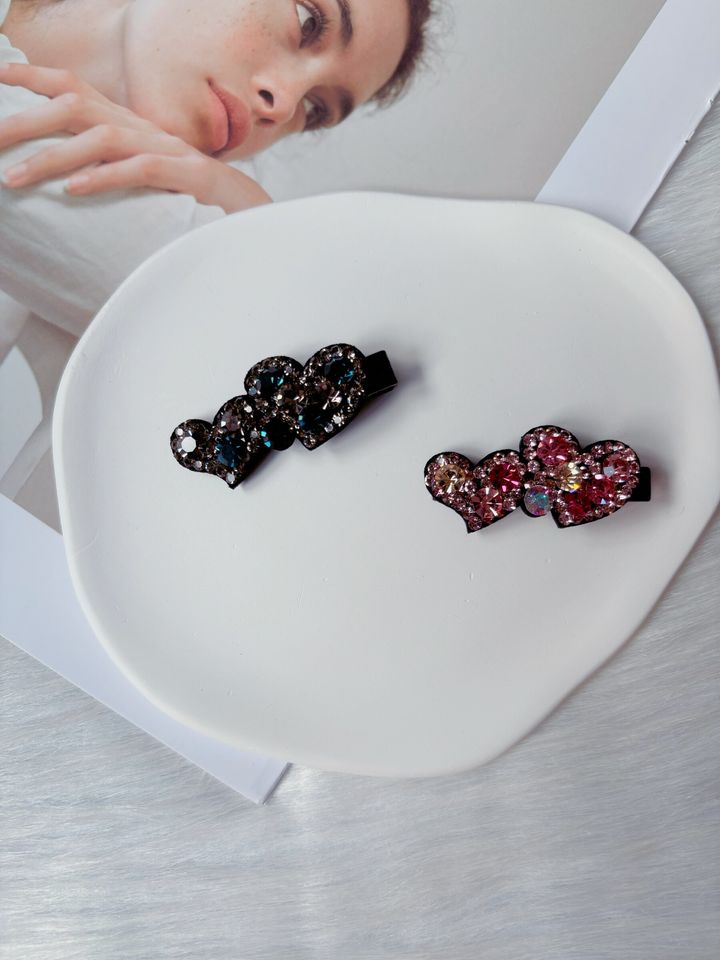 premium austria crystal duck clip