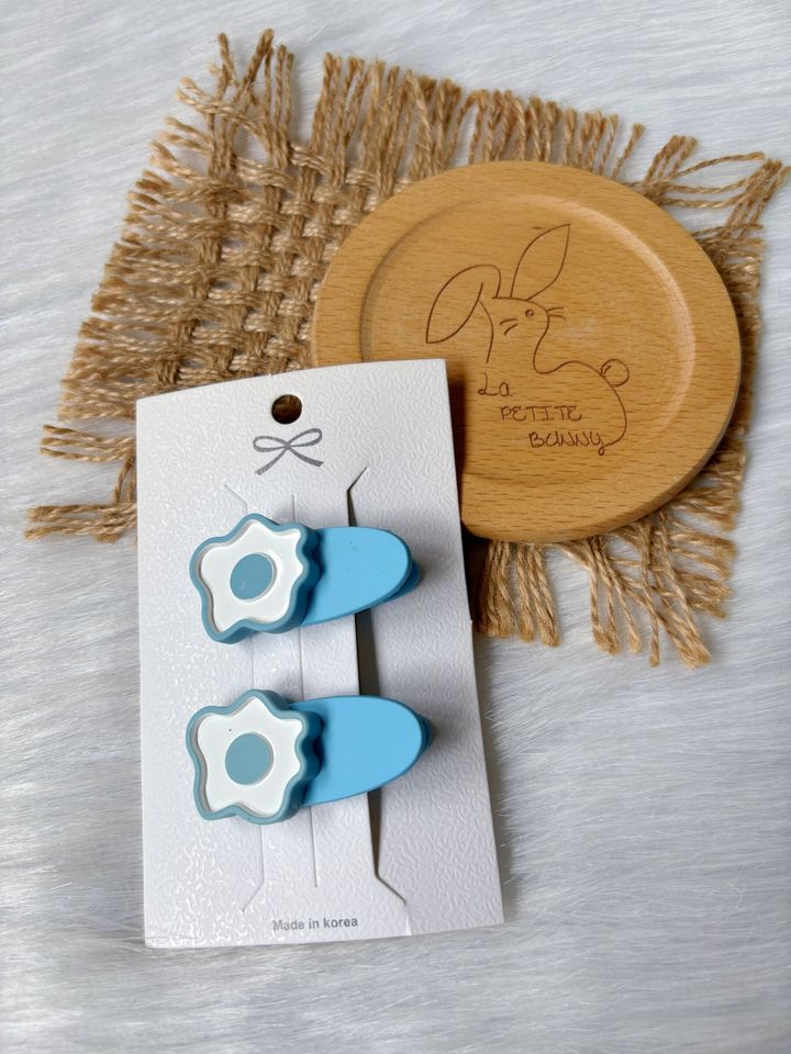 matt flower duck clip (1pair)