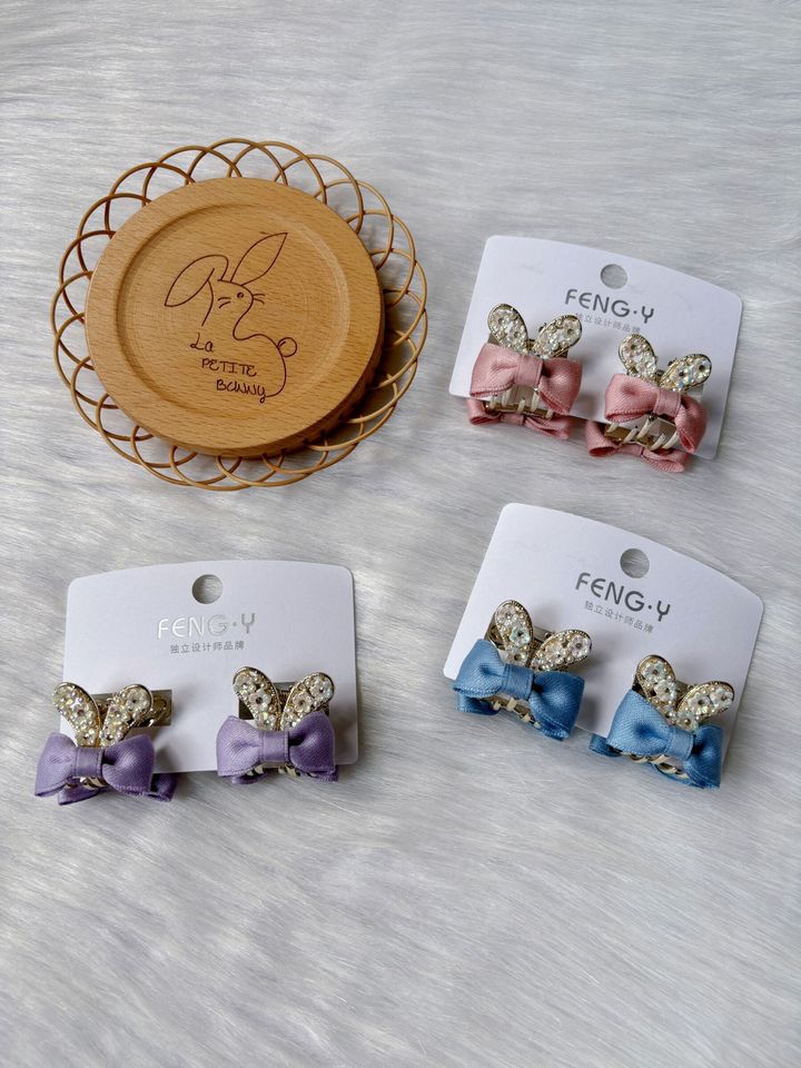 bunny ear claw clip (3.5cm)(1pair)