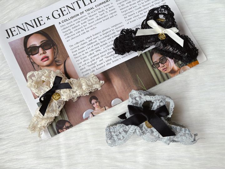 korean style lace claw clip (12cm)